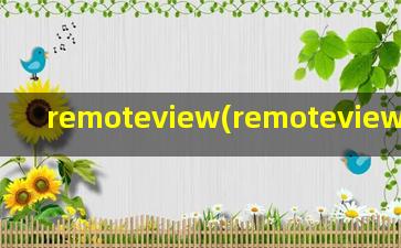 remoteview(remoteview怎么用)